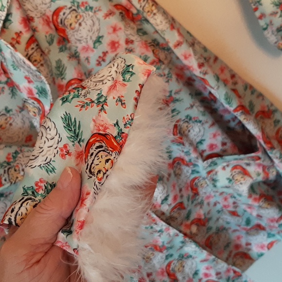 Simply Southern Womens Christmas Pajama Set With Fur On Sleeves/pants. Size XL, - Picture 4 of 8